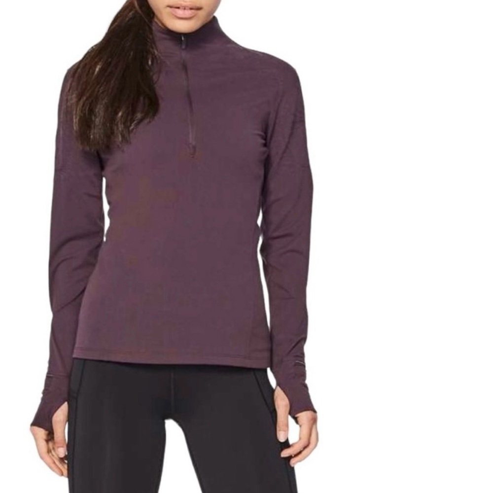 Lululemon Toasty Tech 1/2 Zip Cherry Size 2